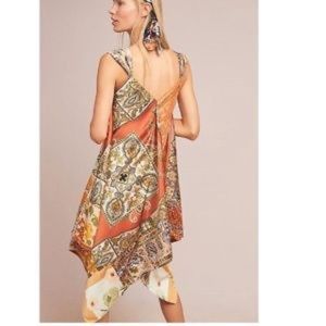 Sold!Anthropologie Tiny Sebou Scarf Dress LargeNWT